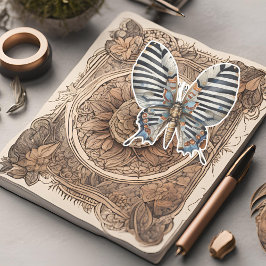 ガカラフルスストライプのシール シール