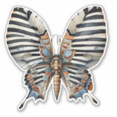 ガカラフルスストライプのシール シール (正面)