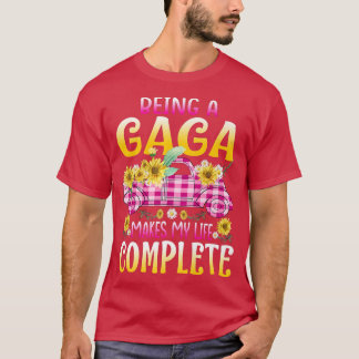 ガガは私の人生を完全なヒマワリに変える Tシャツ