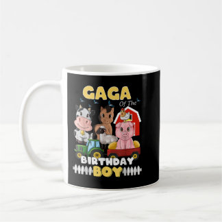 ガガガオブザ誕生日ボーイ納屋周囲の庭ファームアニマルズトラ コーヒーマグカップ