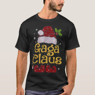 ガガクロースクリスマスパジャマファミリーマッチングクリスマス Tシャツ