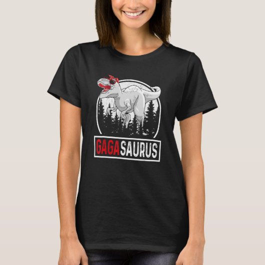 ガガサウルスガガサウルスレックス誕生会 Tシャツ (正面)