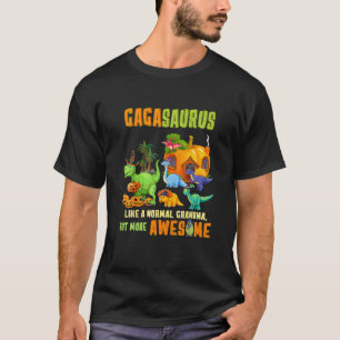 ガガサウルスTレックス恐竜ガガサウルスハロウィーン Tシャツ