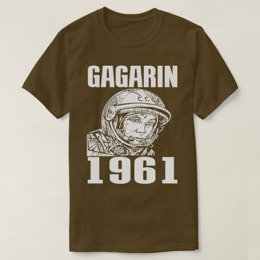 ガガリン1961年ロング  Tシャツ (デザイン正面)