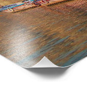 ガガ川から見たVaranasiインド フォトプリント (角)