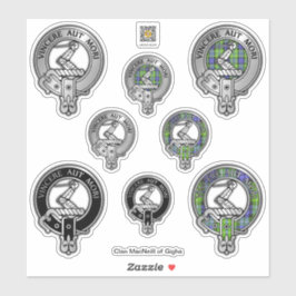 ガギラテンクレストのクランMacNeill & タータンチェック シール