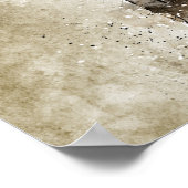 ガクゼルヴィンテージプリントウォールアート ポスター (角)