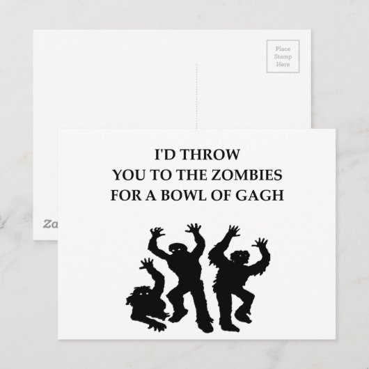 ガグ ポストカード (正面/裏面)