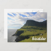 ガサダルールのファロエの村:はがき ポストカード (正面/裏面)