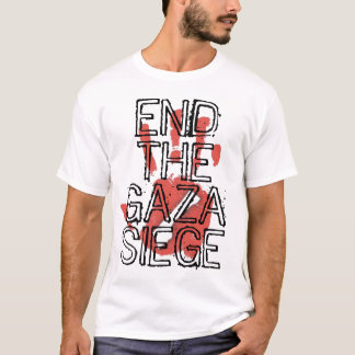 ガザの包囲を終えて下さい Tシャツ