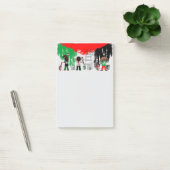 ガザの子供たちがパレスチナ国旗を描く ポストイット (オフィス)