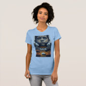 ガザの子供のTシャツ:飢餓と包囲攻撃 Tシャツ (正面フル)