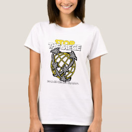 ガザの飢餓を止めろ 封鎖による飢餓 Tシャツ