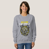 ガザストップの飢餓に伴う攻城飢饉 スウェットシャツ (正面フル)