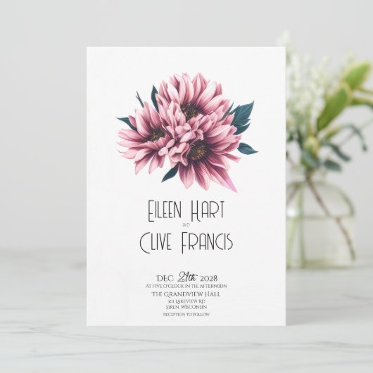 ガザニアエレガントグレース:春&サマー結婚ズ 招待状 (スタンド正面)