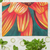 ガザニア砂漠の花アートby Sacha Grossel キッチンタオル (折り畳み)