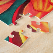 ガザニア砂漠の花アートby Sacha Grossel ジグソーパズル (側面)