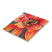 ガザニア砂漠の花アートby Sacha Grossel タイル (側面)