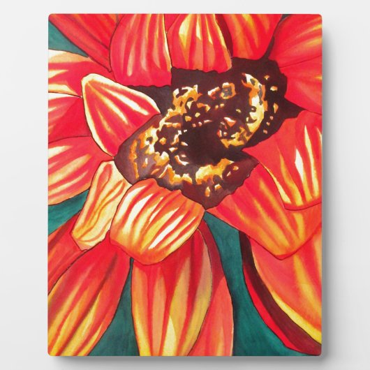 ガザニア砂漠の花アートby Sacha Grossel フォトプラーク (正面)