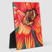 ガザニア砂漠の花アートby Sacha Grossel フォトプラーク (側面)