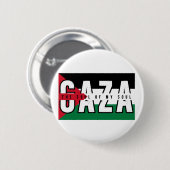 ガザ私の魂 缶バッジ (正面&裏面)