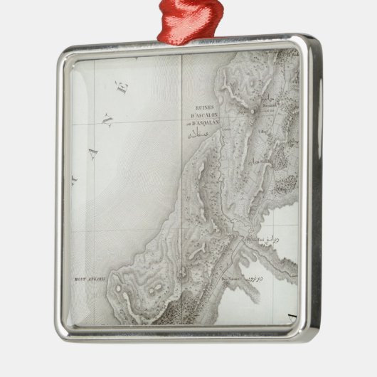 ガザ、イスラエル共和国 メタルオーナメント (左)