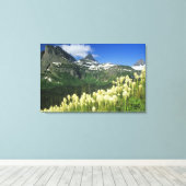 ガシエナショナルのローガン峠の近くのベガルグラス キャンバスプリント (インサイチュ (ウッドフロア))