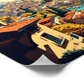 ガジアンテプターキーヴィンテージ旅行イラストレーション ポスター (角)