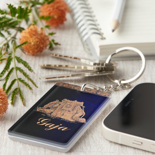 「ガジャ」 キーホルダー (正面右)