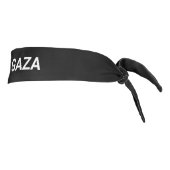 ガジ救ア白黒カスタム文字ミニマル タイヘッドバンド (回転90)