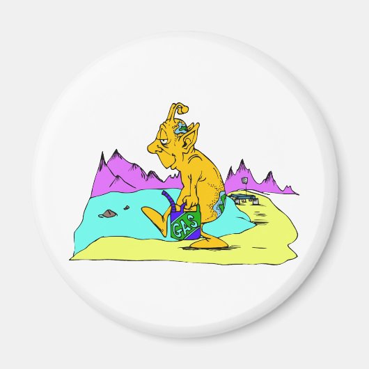 ガスがばら舞い上がる マグネット (正面)