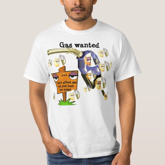 ガスが高くなる Tシャツ (正面)