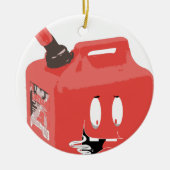 ガスできて下さい セラミックオーナメント (正面)