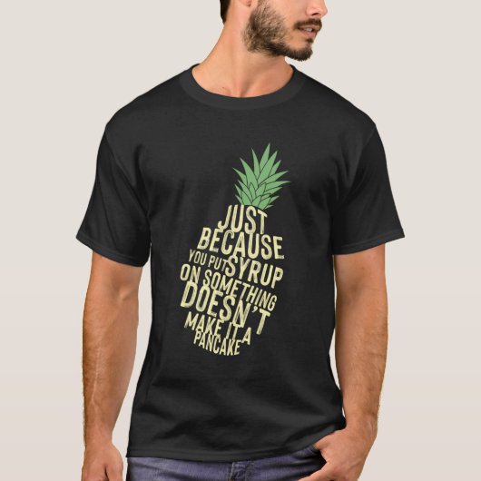 ガスとスペンサーおもしろいパイナップル精神病 Tシャツ (正面)