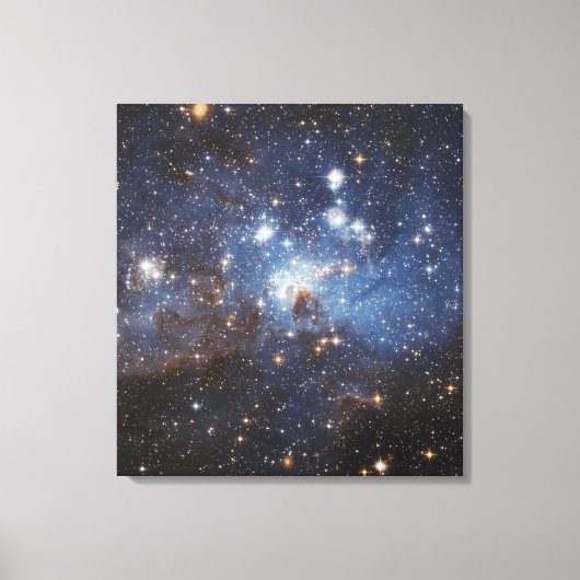 ガスと塵の渦巻き キャンバスプリント (正面)