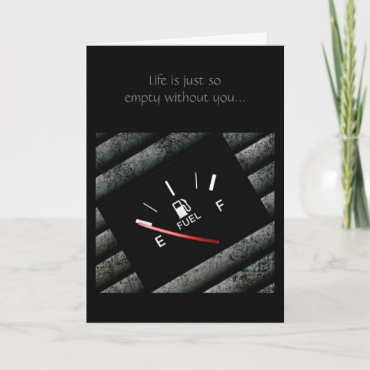 ガスのゲージの表示器 カード (正面)