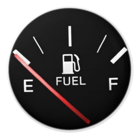 ガスのゲージの表示器 セラミックノブ (正面)