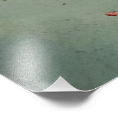 ガスのマスクに花を付けた人 フォトプリント            (角)