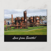 ガスは公園のシアトルの郵便はがきを働かせます ポストカード (正面)