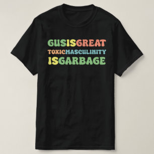 ガスは有毒素晴らし性の男性的な性質で毒性がある Tシャツ