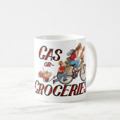 ガスまたは食料雑貨用マグ コーヒーマグカップ (正面右)