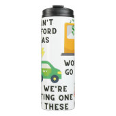 ガスやEVなどの馬のジョーク買ギフトを買う余裕がない タンブラー (正面)