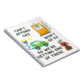 ガスやEVなどの馬のジョーク買ギフトを買う余裕がない ノートブック (右側)