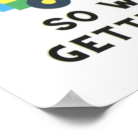 ガスやEVなどの馬のジョーク買ギフトを買う余裕がない ポスター (角)