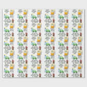 ガスやEVなどの馬のジョーク買ギフトを買う余裕がない ラッピングペーパー (フラット)