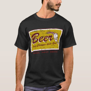 ガスより安いビール…今 Tシャツ