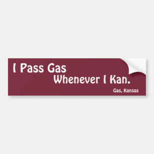 ガスを時I Kanバンパーステッカー渡して下さい バンパーステッカー