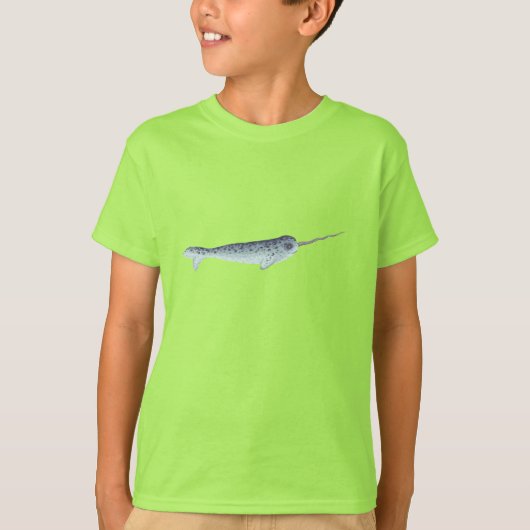 ガスクの白と灰色の可愛いカラフル鳴声 Tシャツ (正面)