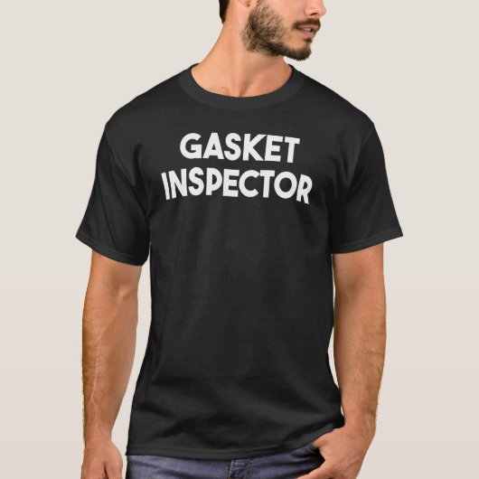 ガスケット検査員 Tシャツ (正面)