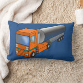 ガスタンクローリー重量輸送機子供へ ランバークッション (ブランケット)